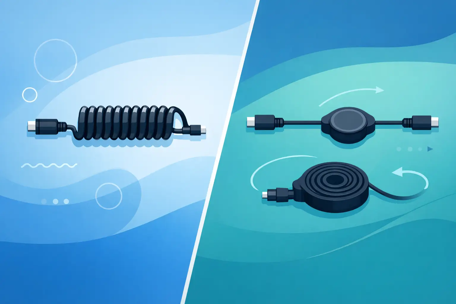 Difference Between Coiled and Retractile Cords