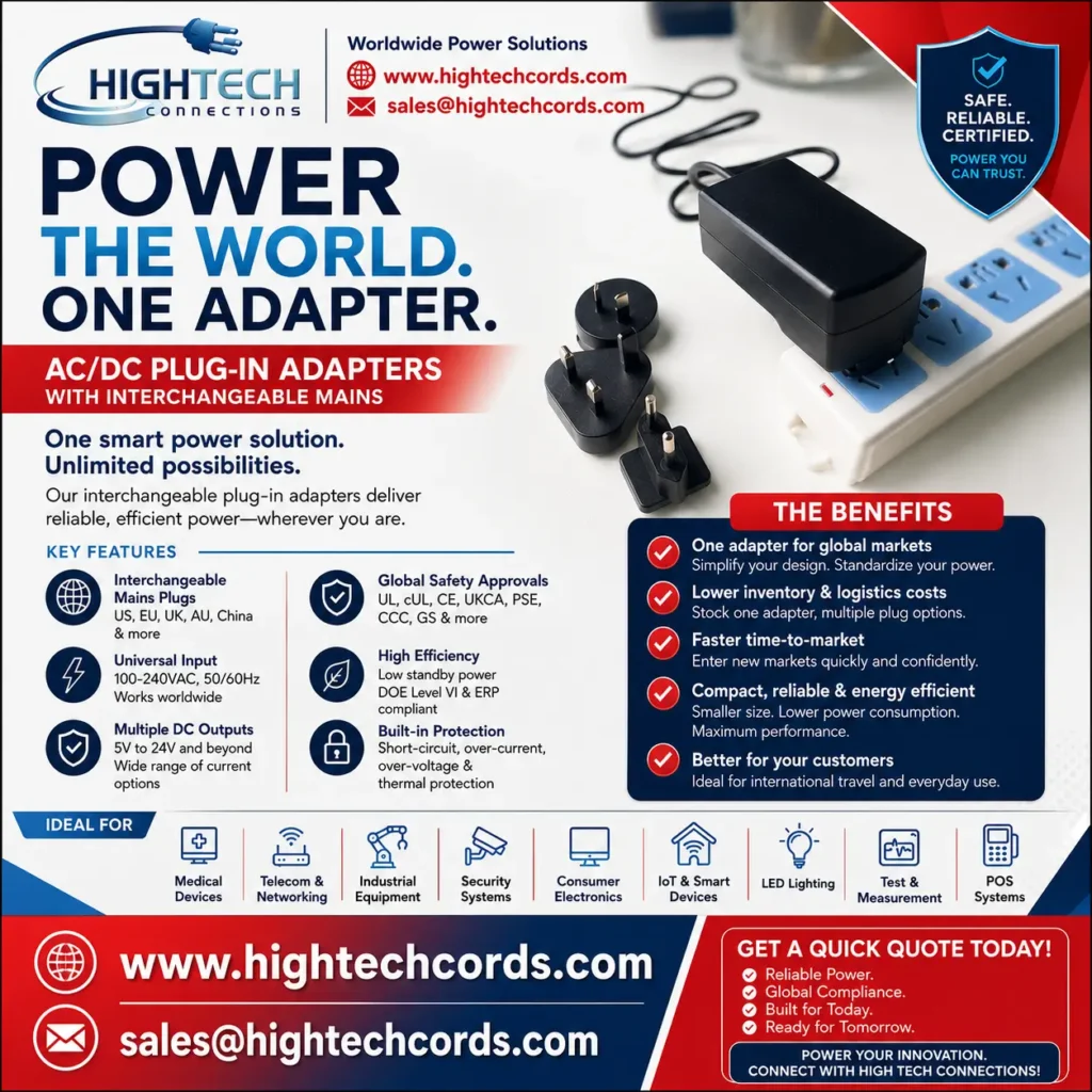 Multi Mains AC adapter AD for LinkedIn